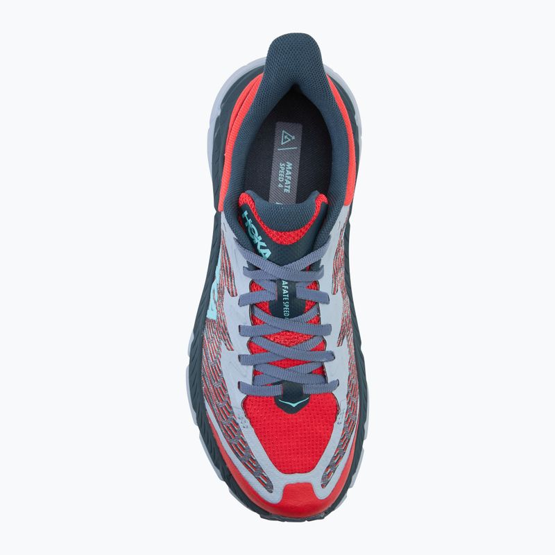 Кросівки для бігу чоловічі HOKA Mafate Speed 4 cerise/stormy skies 5