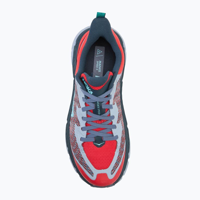 Жіночі бігові кросівки HOKA Mafate Speed 4 cerise/stormy skies 5