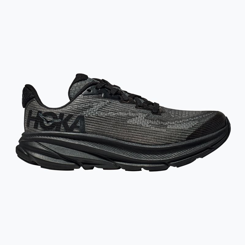 Кросівки для бігу дитячі HOKA Clifton 9 black/carbon black 9