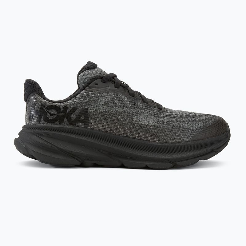 Кросівки для бігу дитячі HOKA Clifton 9 black/carbon black 2