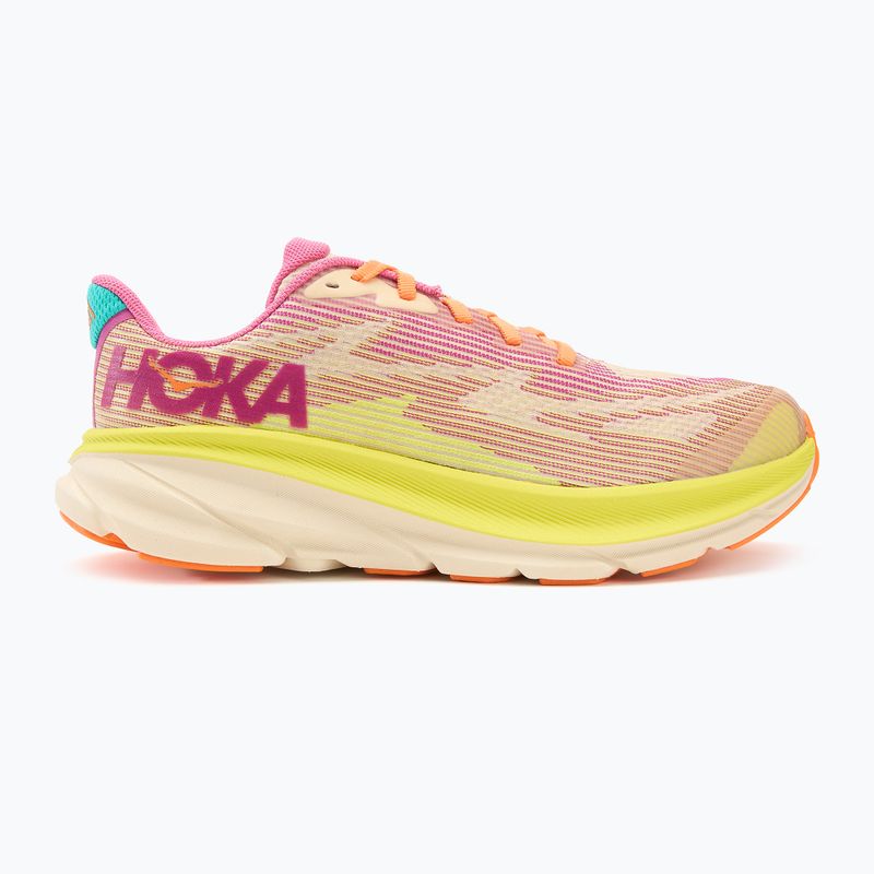 Кросівки для бігу дитячі HOKA Clifton 9 fuchsia/vanilla 2