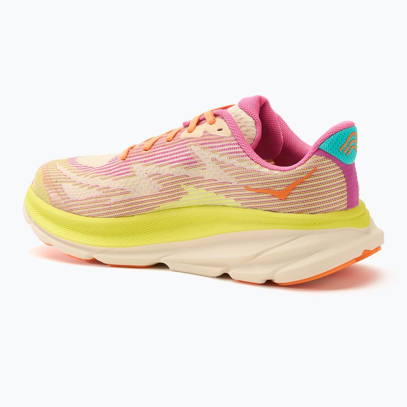 Кросівки для бігу дитячі HOKA Clifton 9 fuchsia/vanilla 3