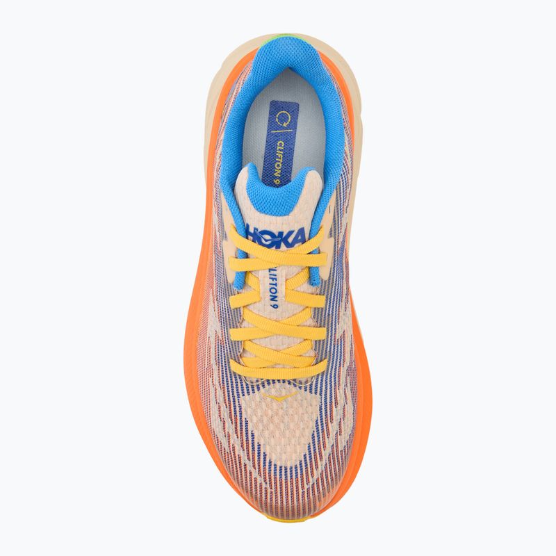 Кросівки для бігу дитячі HOKA Clifton 9 ultramarine/electric tangerine 5