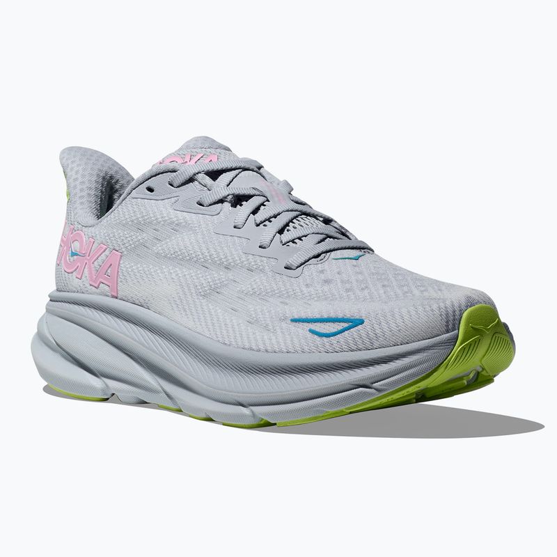 Кросівки для бігу жіночі HOKA Clifton 9 Wide gull/sea ice 8