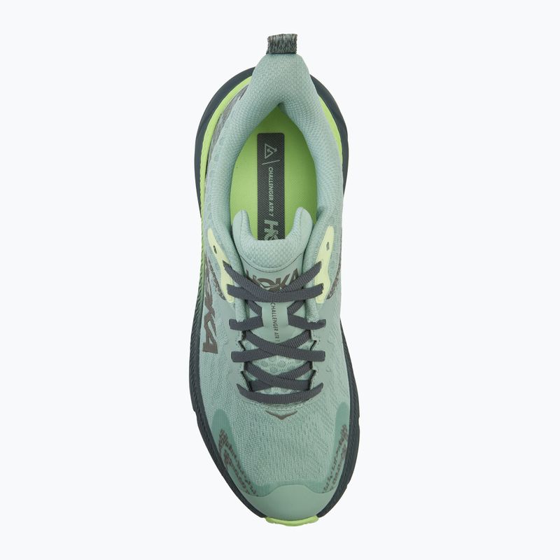 Кросівки для бігу чоловічі HOKA Challenger 7 GTX aloe vera/lettuce 5