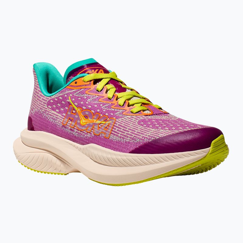 Кросівки для бігу дитячі HOKA Mach 6 fuchsia/electric aqua 8