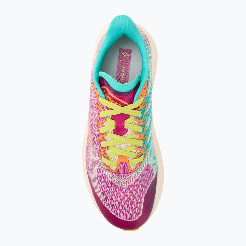 Кросівки для бігу дитячі HOKA Mach 6 fuchsia/electric aqua 5