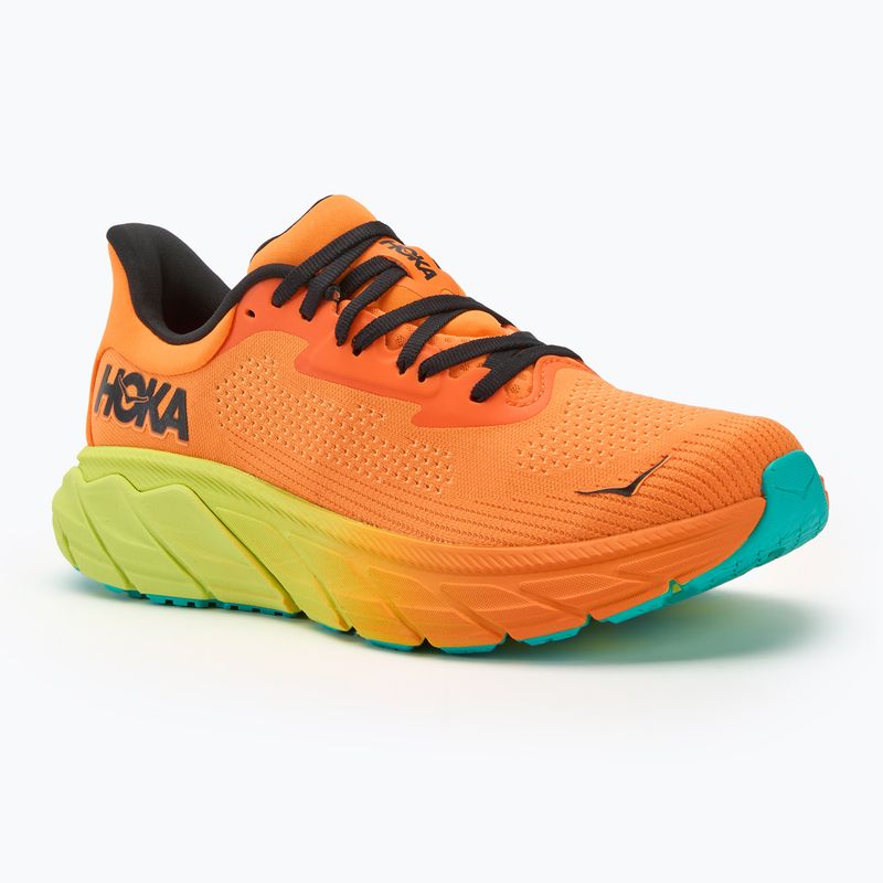 Кросівки для бігу чоловічі HOKA Arahi 7 electric tangerine/black