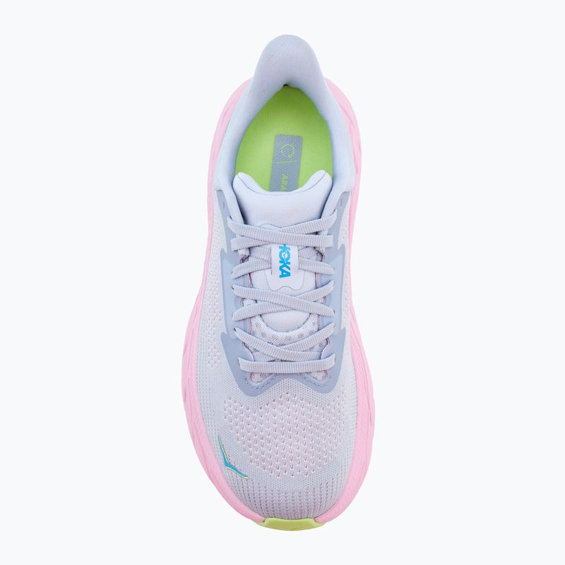 Кросівки для бігу жіночі HOKA Arahi 7 gull/pink twilight 5