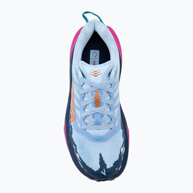 Жіночі бігові кросівки Hoka Torrent 4 drizzle/fuchsia 5