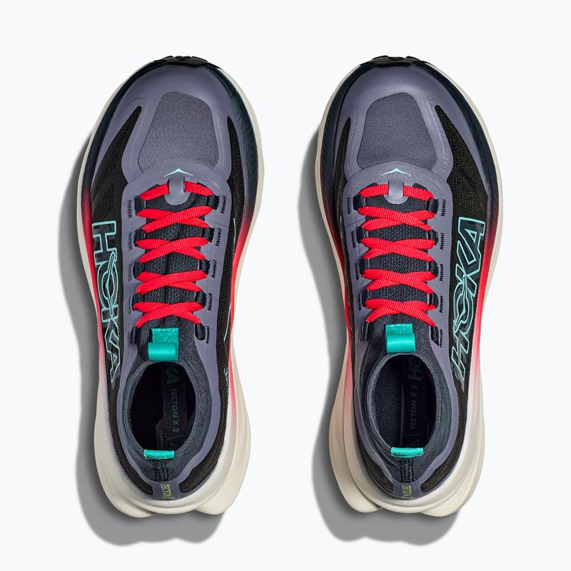 Кросівки для бігу чоловічі HOKA Tecton X 3 stormy skies/cerise 8