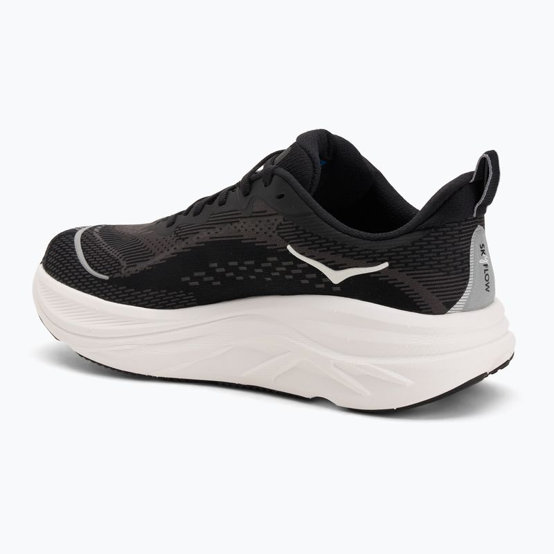 Кросівки для бігу чоловічі HOKA Skyflow Wide black/white 3