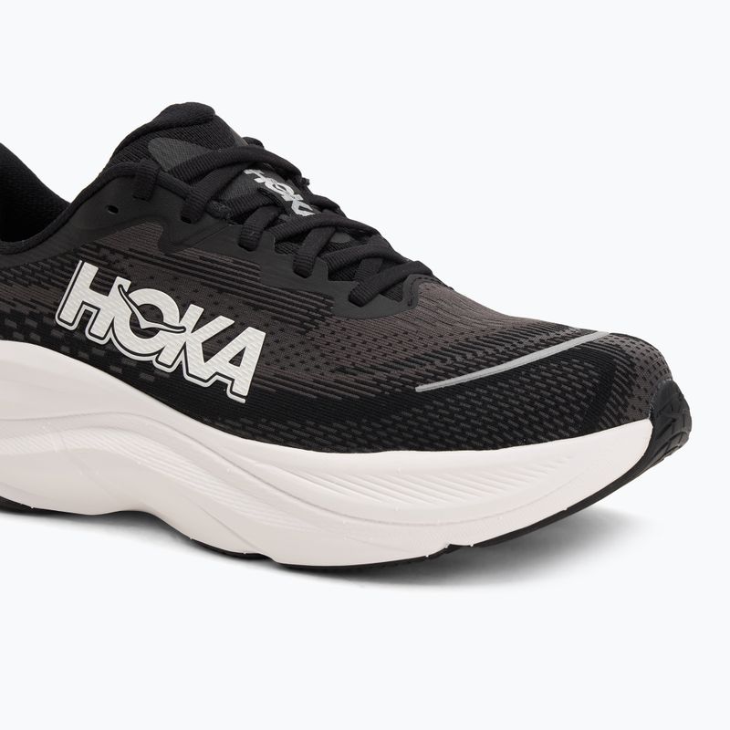 Кросівки для бігу чоловічі HOKA Skyflow Wide black/white 7