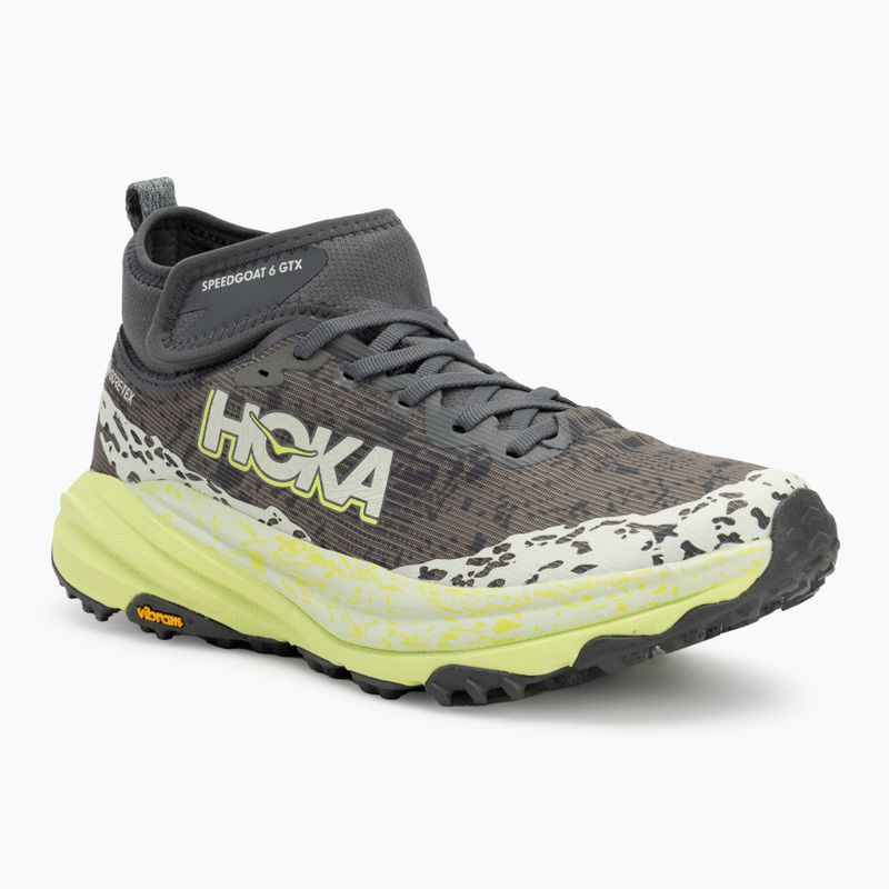 Чоловічі кросівки Hoka Speedgoat 6 MID GTX зовнішня орбіта/салатовий