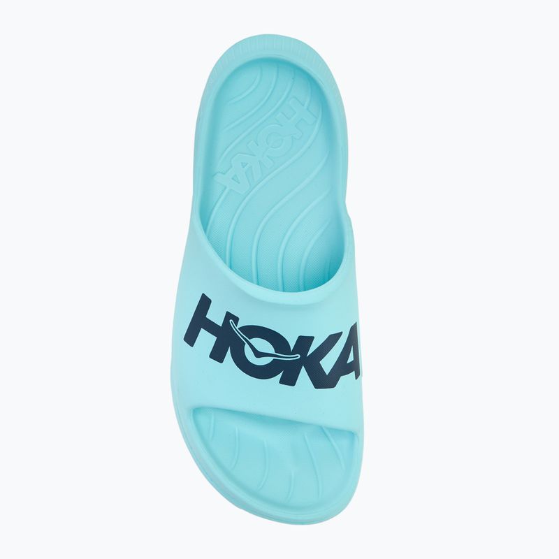 Шльопанці HOKA Ora Athletic Slide для безхмарного/грозового неба 5