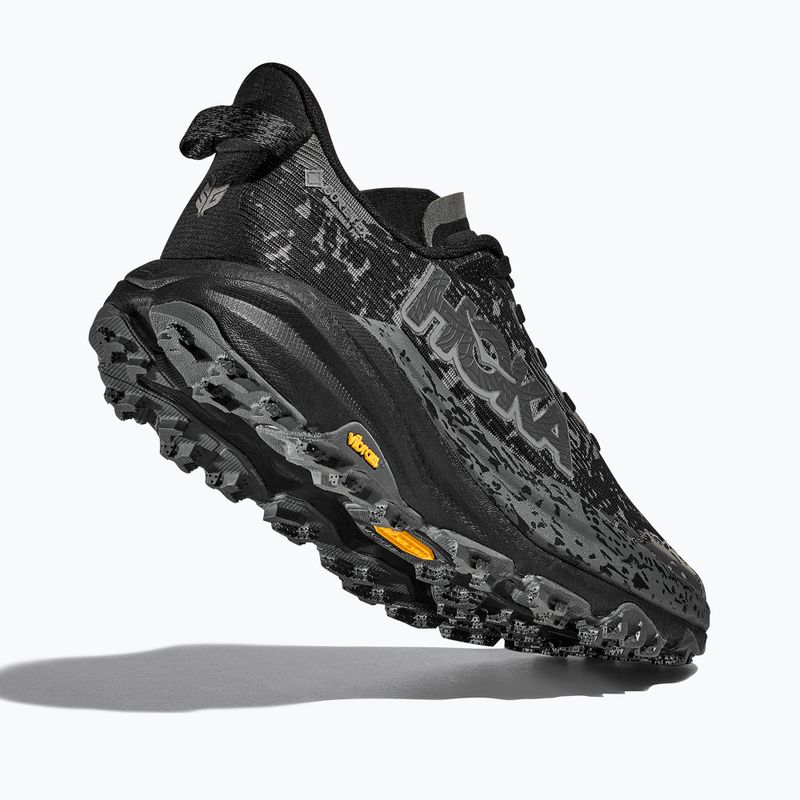 Кросівки для бігу жіночі HOKA Speedgoat 6 GTX Wide black/alabaster 5