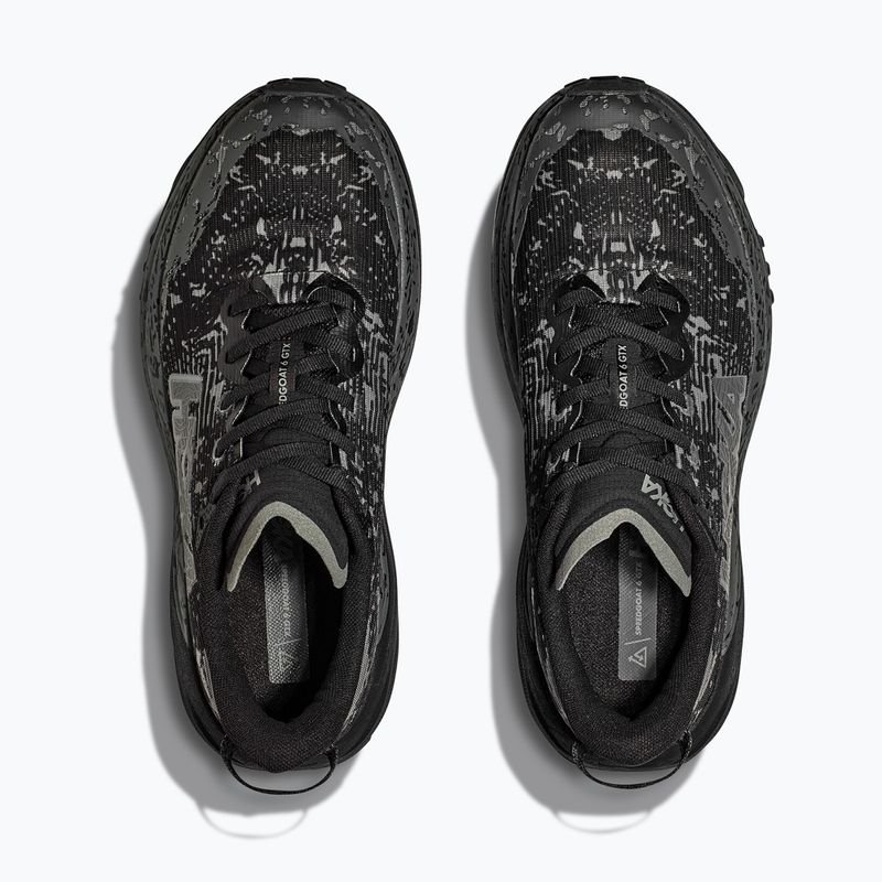 Кросівки для бігу жіночі HOKA Speedgoat 6 GTX Wide black/alabaster 8