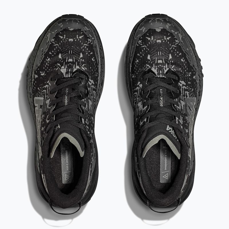 Жіночі бігові кросівки HOKA Speedgoat 6 GTX Wide black/black 10