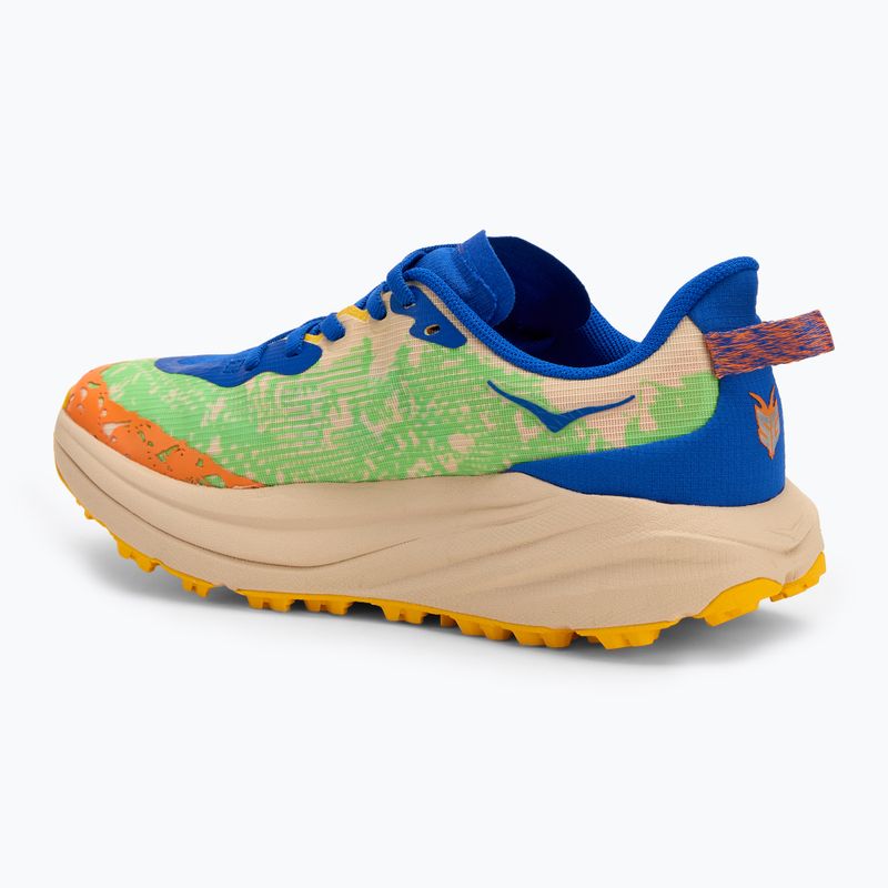 Кросівки для бігу дитячі HOKA Speedgoat 6 ultramarine/electric lime 3