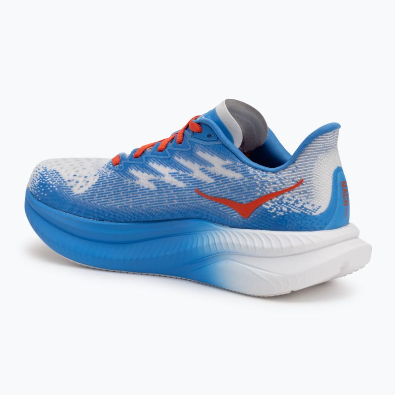 Кросівки для бігу чоловічі HOKA Mach 6 white/virtual blue 3