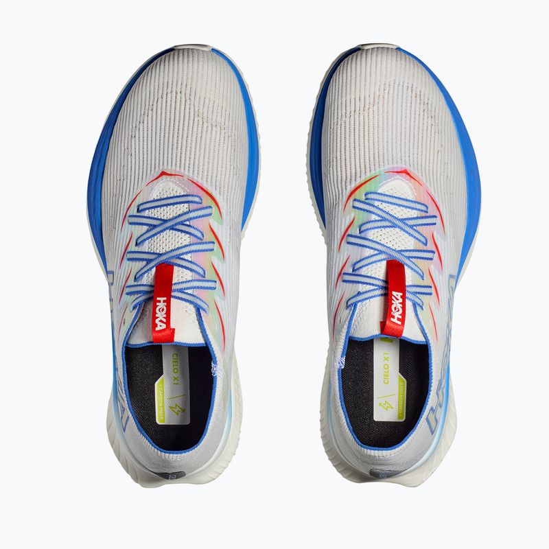 Бігові кросівки HOKA Cielo X1 білі/віртуально-сині 15