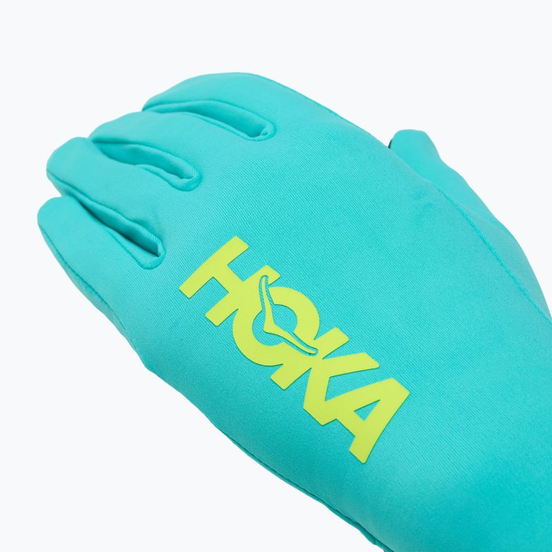 Рукавички для бігу HOKA Airolite Run electric aqua 4