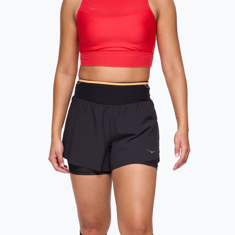 Шорти для бігу жіночі HOKA Skyglide black