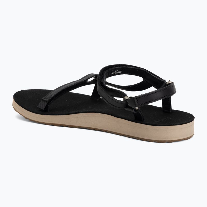 Сандалі жіночі Teva Original Universal Slim Leather black/tan 3