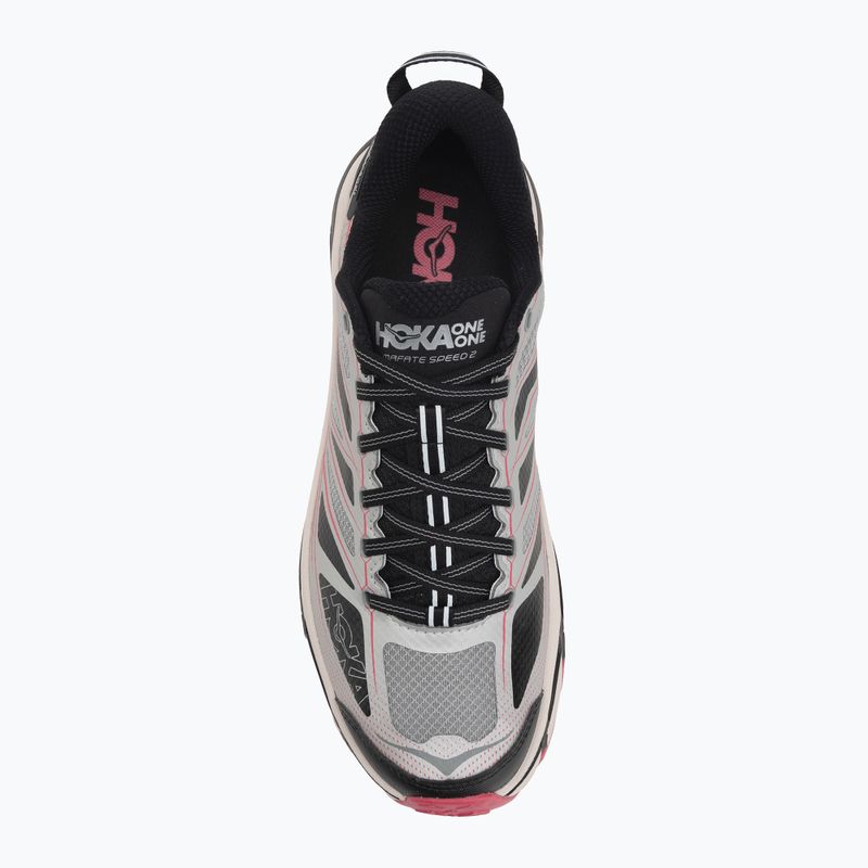 Кросівки HOKA Mafate Speed 2 galactic grey/ruby red 5