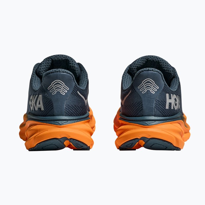 Чоловічі бігові кросівки HOKA 9 GTX штормове небо/помаранчева цедра 6