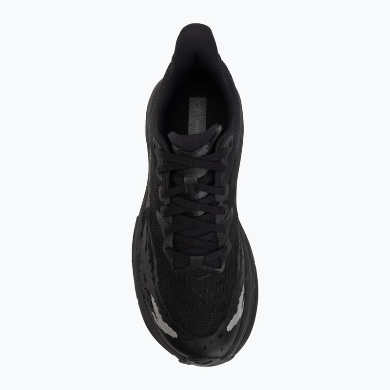 Кросівки для бігу чоловічі HOKA Stinson 7 black/black 5