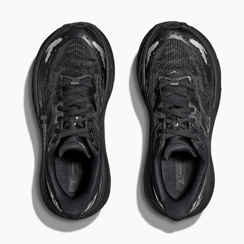 Кросівки для бігу чоловічі HOKA Stinson 7 black/black 8