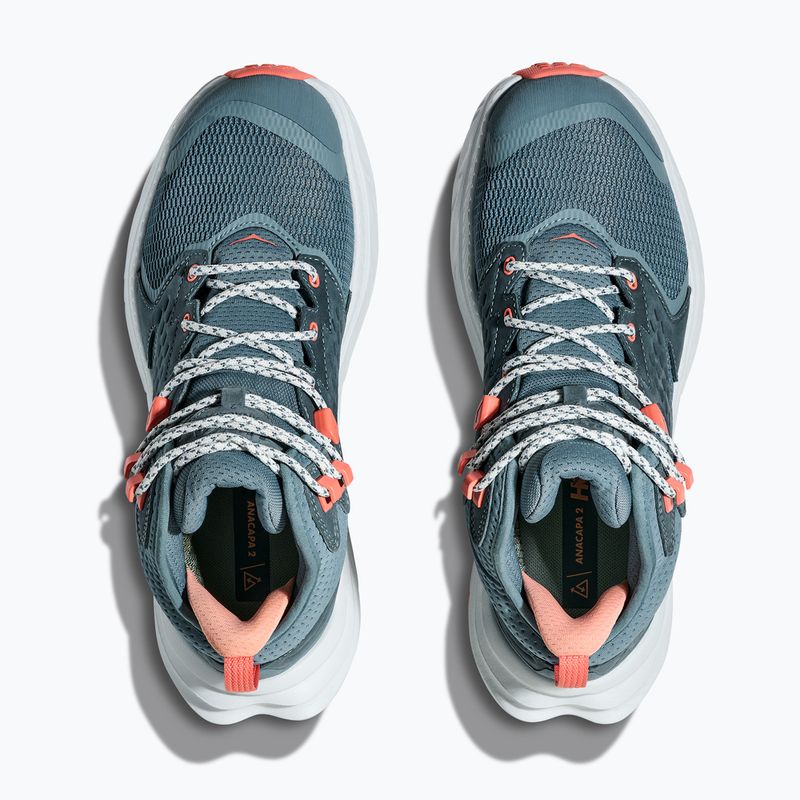 Кросівки туристичні жіночі HOKA Anacapa 2 Mid GTX mountain fog/droplet 8