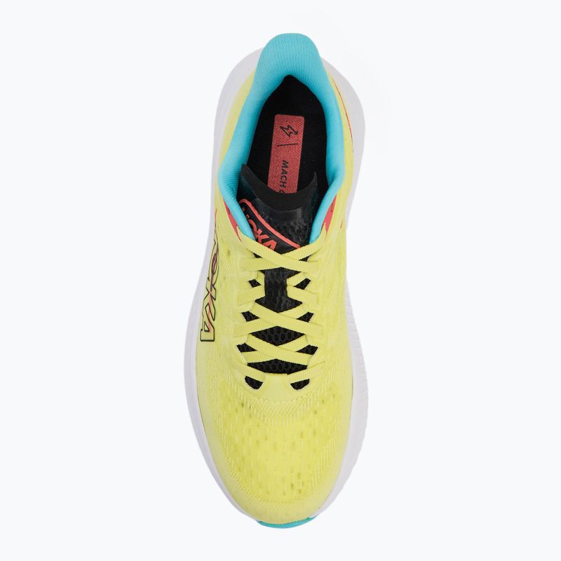 Чоловічі кросівки HOKA Mach 6 yuzu/cielo сині 5