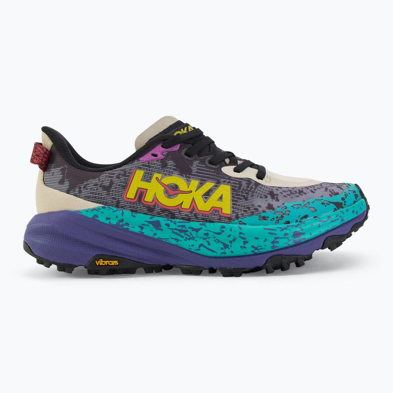 Жіночі бігові кросівки HOKA Speedgoat 6 вівсянка/гірський ірис 2