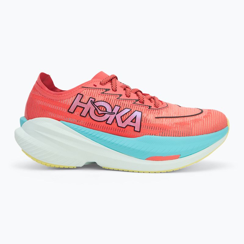 Чоловічі кросівки HOKA Mach X 2 grapefuit / electric coral 2