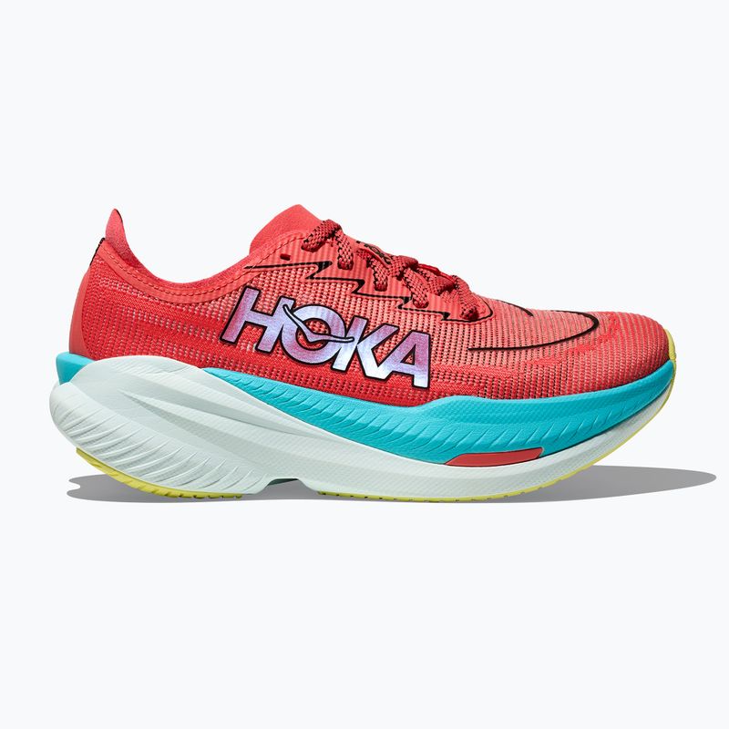 Жіночі бігові кросівки HOKA Mach X 2 грейпфрут/електричний корал 10