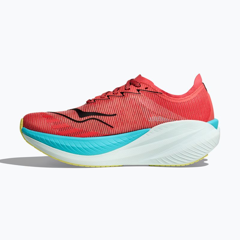 Жіночі бігові кросівки HOKA Mach X 2 грейпфрут/електричний корал 11