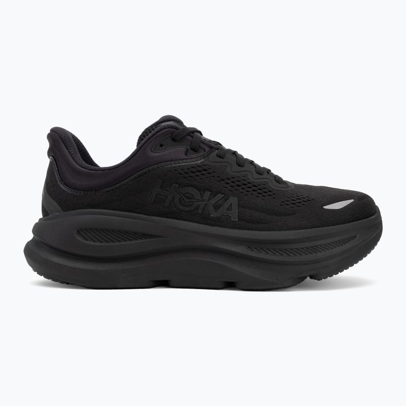 Чоловічі кросівки для бігу HOKA Bondi 9 чорний/чорний 2