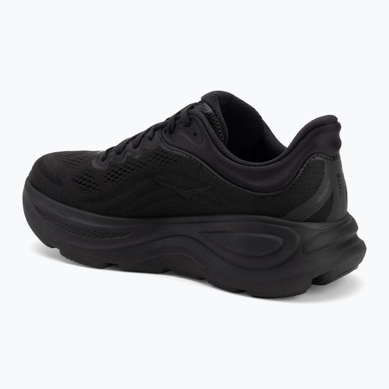 Чоловічі кросівки для бігу HOKA Bondi 9 чорний/чорний 3