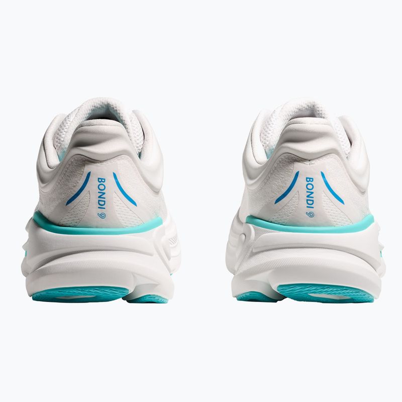 Чоловічі бігові кросівки HOKA Bondi 9 white/hoka blue 6