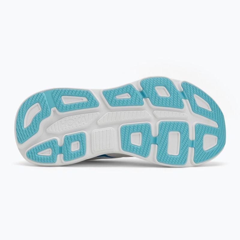 Чоловічі бігові кросівки HOKA Bondi 9 white/hoka blue 4