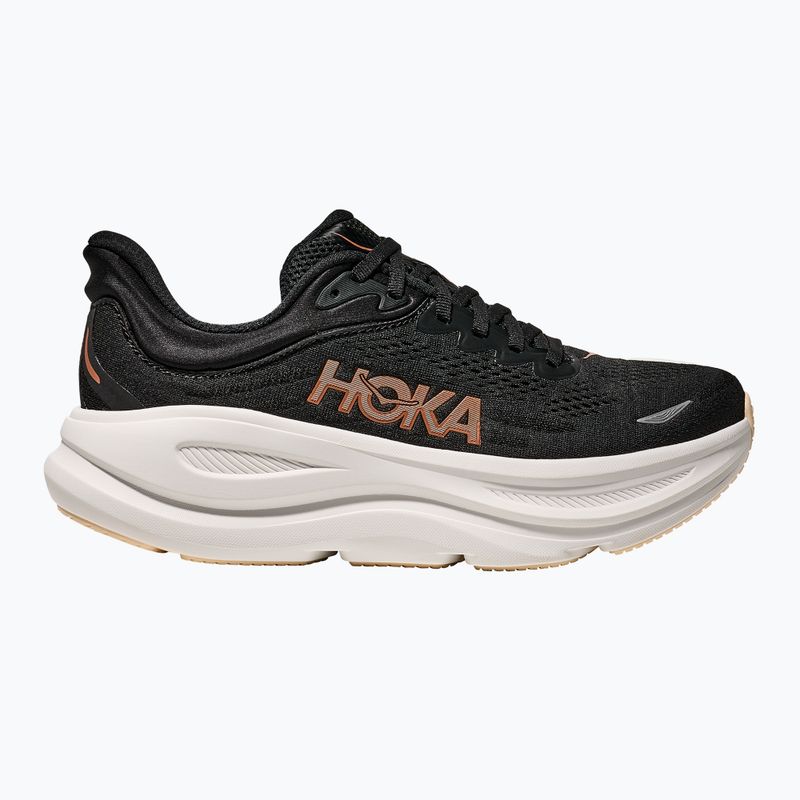 Кросівки для бігу жіночі HOKA Bondi 9 black/rose gold 2