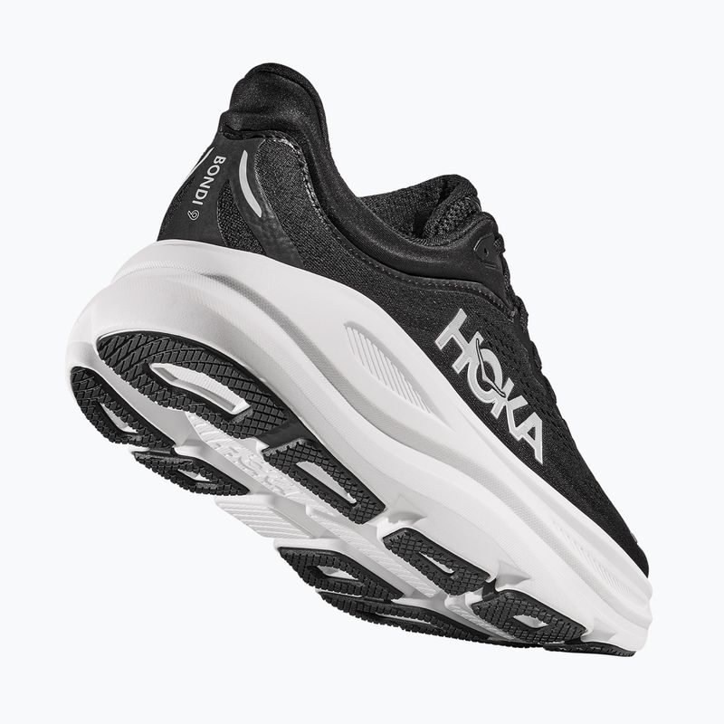 Кросівки для бігу жіночі HOKA Bondi 9 black/white 4