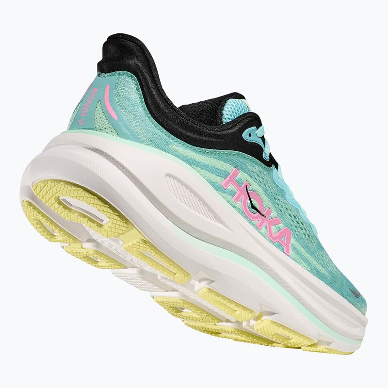 Кросівки для бігу жіночі HOKA Bondi 9 blue spark/mint fluorite 3