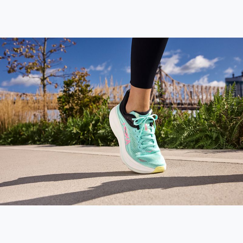 Кросівки для бігу жіночі HOKA Bondi 9 blue spark/mint fluorite 11