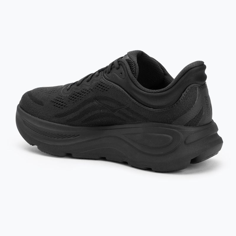Чоловічі бігові кросівки HOKA Bondi 9 Wide чорний/чорний 3