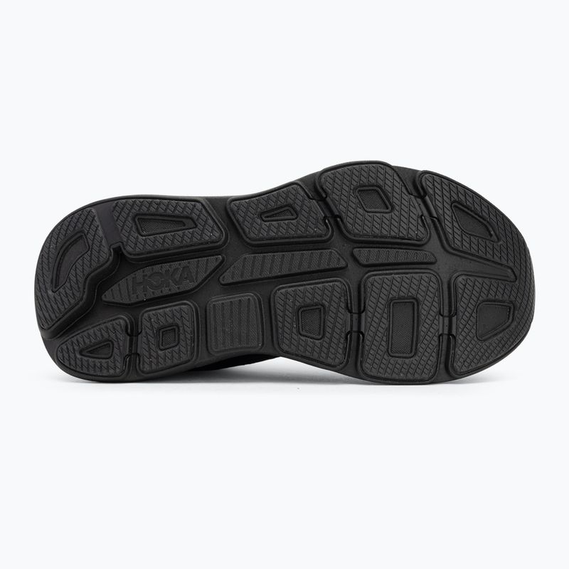 Чоловічі бігові кросівки HOKA Bondi 9 Wide чорний/чорний 4