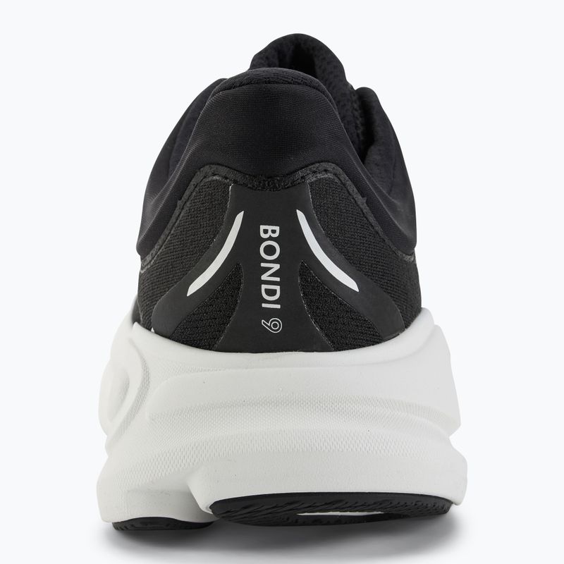 Чоловічі бігові кросівки HOKA Bondi 9 Wide чорний/білий 6