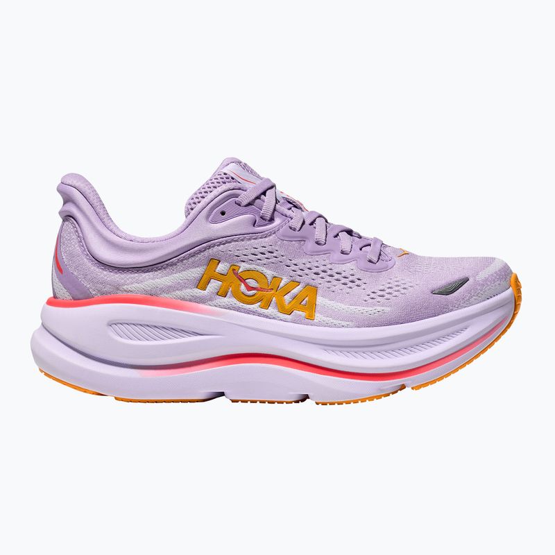 Кросівки для бігу жіночі HOKA Bondi 9 Wide aster flower/starlight glow 2